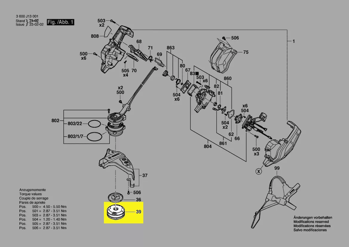 bobine fil de coupe réf. F 016 L77 704 Bosch